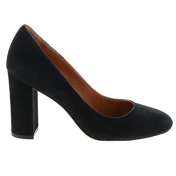 J. Mclaughlin Mila Black Suede Pump - Picture 2 of 6